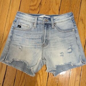 Women's Distressed Denim Shorts